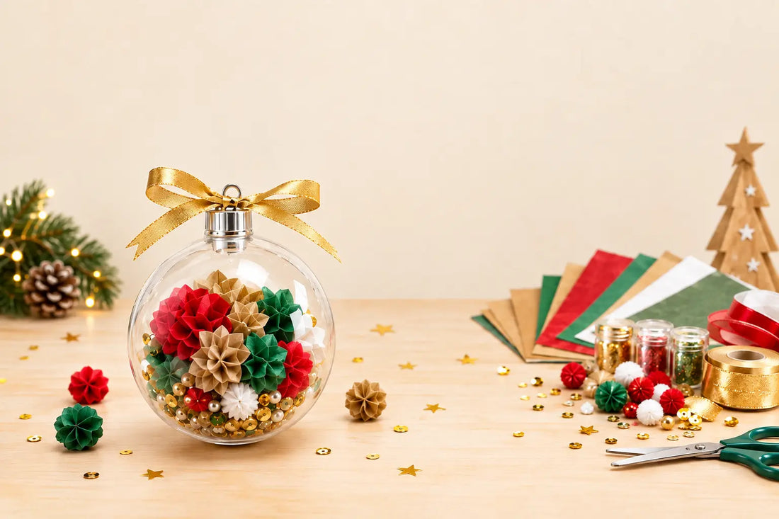 Décorer une boule de Noël
