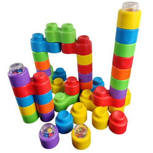 Lot 40 Blocs De Construction Souples