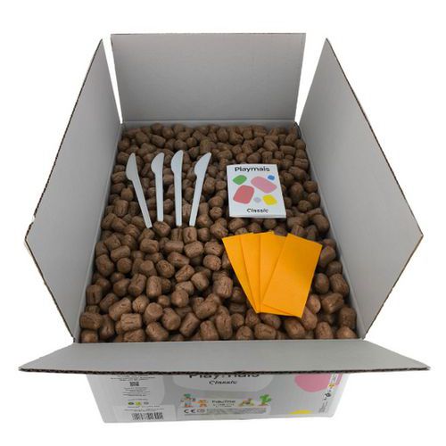 Carton 2000 flocons EDULINE marron