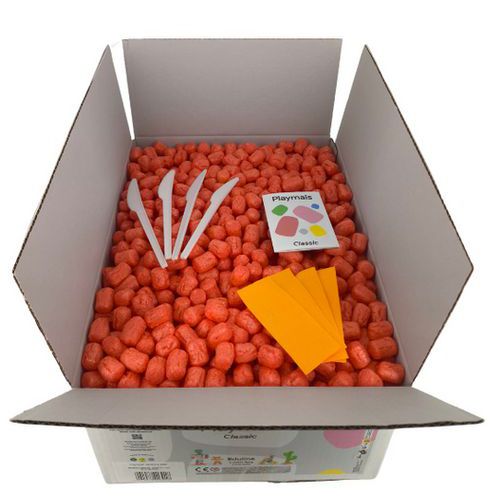 Carton 2000 flocons EDULINE rouge