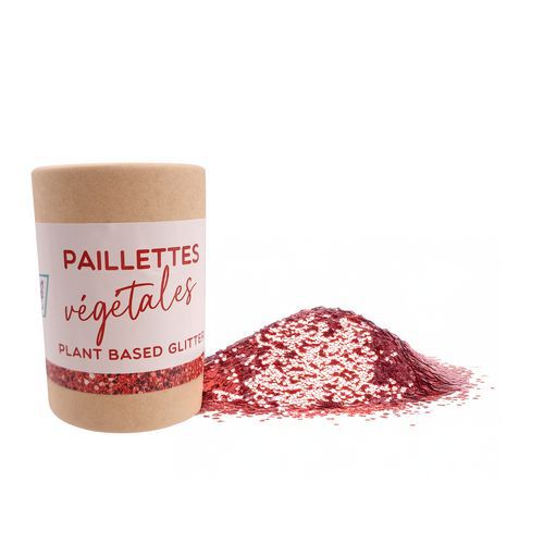 Paillettes Biodégradable Végétales En Tube 35 G Rouge