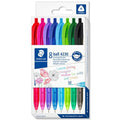 Etui 8 Stylos Bille Triangulaires Rétractables