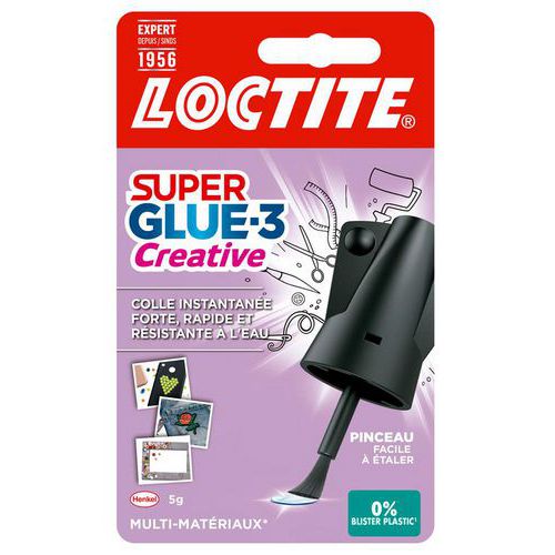 Super Glue-3 Créative Pinceau Flacon De Colle 5 G