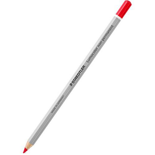 Crayon marqueur à sec non permanent rouge Lumocolor