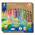 Etui 12 Crayons Couleur Noris Junior 3en1 + 1 Taille-crayon
