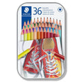 Boîte Métal 36 Crayons Couleur