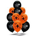 Lot de 10 ballons de baudruche diamètre 30 cm Halloween