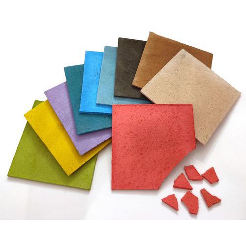 Assortiment 10 tuiles 8 x 8 cm de mosaïque à découper