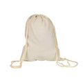 Sac à dos ficelle écru 100% coton 26 x 33 cm - Loolipo
