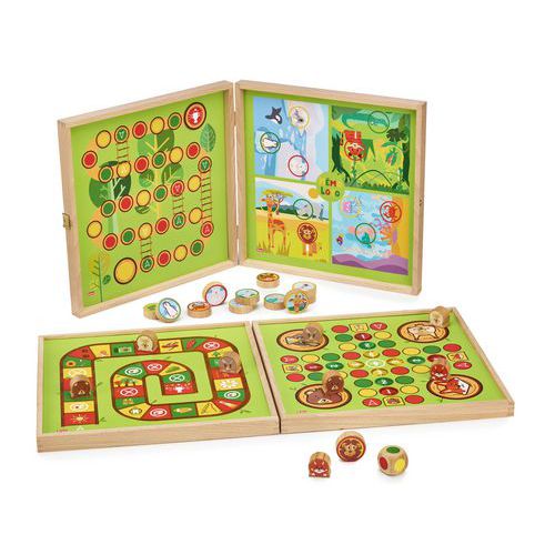 Mon premier coffret de jeux bois - Jeujura