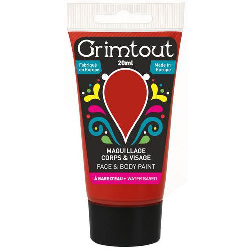 Tube de maquillage 20 ml rouge