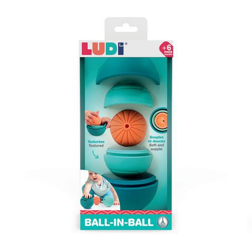 Lot 3 Balles Texturées Silicone