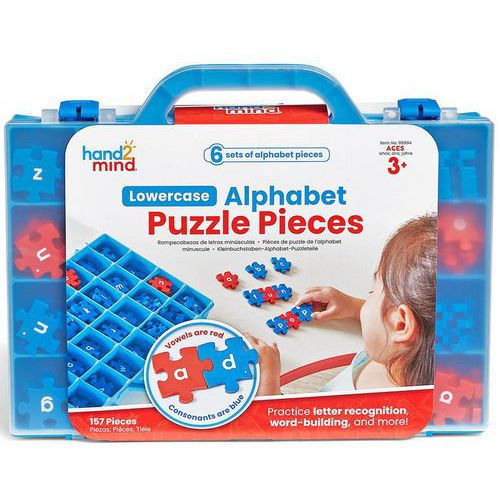 Plaques connectées lettres minuscules - Learning resources