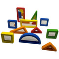 Lot de 10 miroirs assortis de formes variées avec sac de rangement