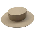 Chapeau canotier kraft à décorer - Cléopâtre