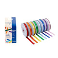 Lot de 8 rubans satin 1 face - 6 mm x 10 Ml