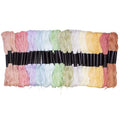 Pack 52 Fils À Broder Pastel - 8 Ml - 13 Coloris Assortis