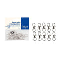 Pack Mousqueton Argent - 32 Cm - 10 Pcs - 1 Coloris
