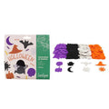 Pochette De 200 Formes Halloween Feutrine Pailletée Adhésive