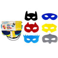 Set 12 Masques Feutrines À Décorer 18x10cm