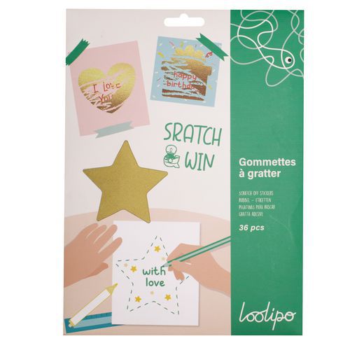 Poch 36 Gommettes À Gratter