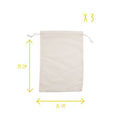 Sac À Vrac Biface Coton/filet 24x29cm