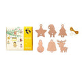 Assortiment 54 formes de Noel en bois (6 formes)