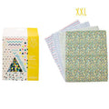 Coupon tissu 45,5 x 55 cm imprimés géométriques