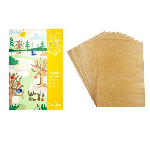 Coupon De Feuilles De Bois A4