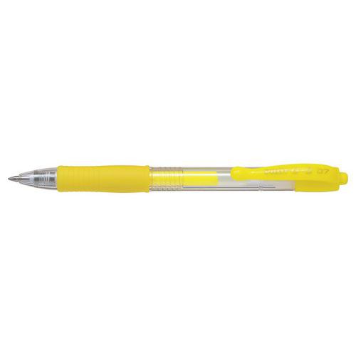 Stylo Roller Gel G2 Néon Jaune