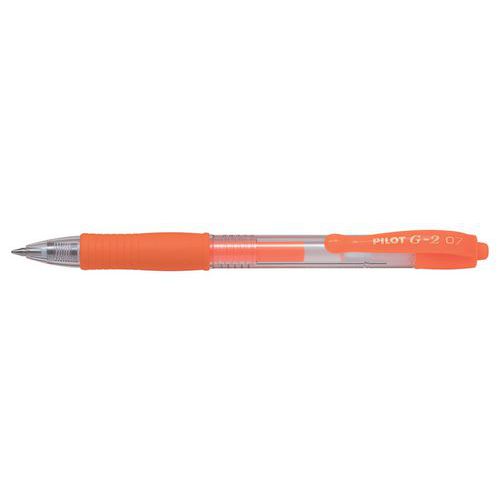 Stylo Roller Gel G2 Néon Orange