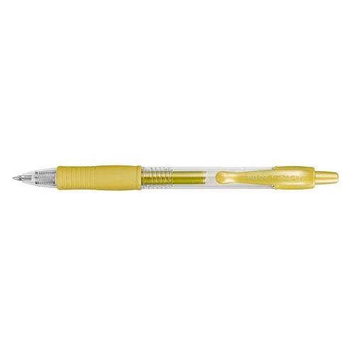 Stylo roller gel G2 métal or