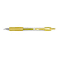 Stylo roller gel G2 métal or