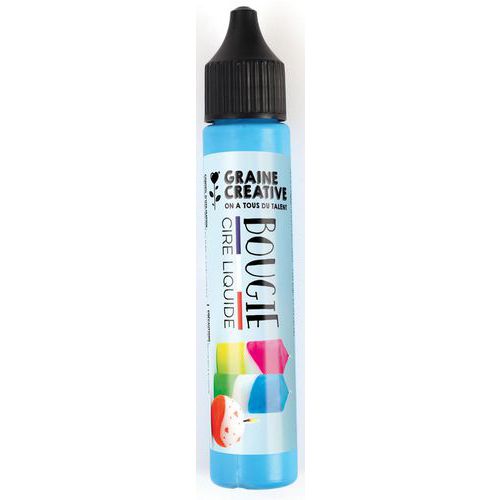 Crayon 30 ml pour bougie bleu fluo