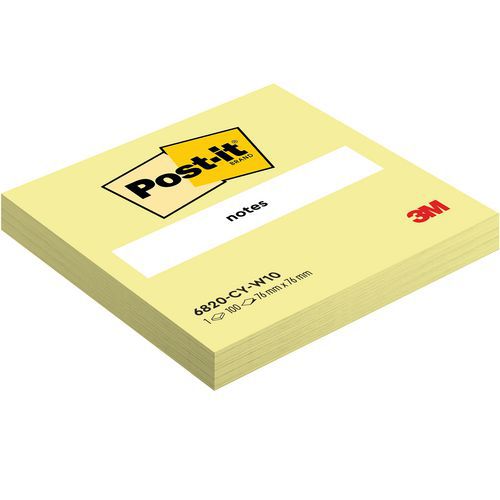 Bloc 100 feuilles notes 76 x 76 mm - Post-it