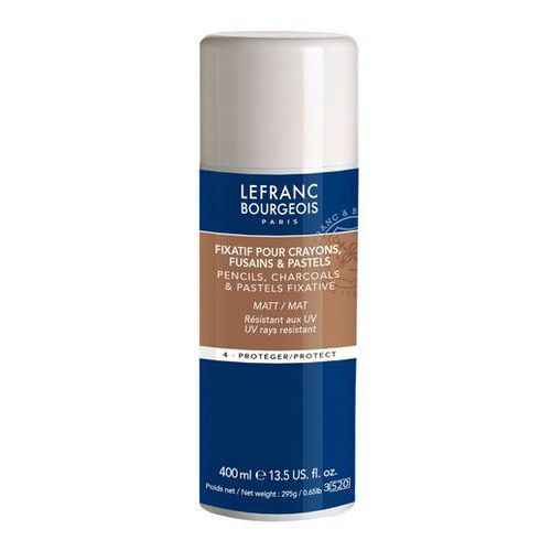 Fixatif pour pastels et fusains. bombe 400 ml - Lefranc Bourgeois