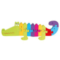 Lot de 11 Puzzle nombres crocodile - Orange tree