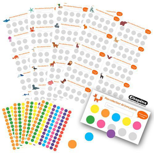 Kit Collecteur Bon Points + Gommettes