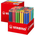 Lot de 300 Maxi schoolpack 300 crayons de couleur Trio