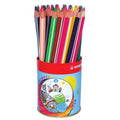 Pot 38 crayons de couleur Trio - 12 couleurs - Stabilo