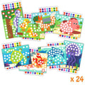 Atelier gommettes animaux 24planches de décors +96 gommettes-Cléopâtre