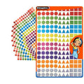 Pochette 10 F A4 1760 Gommettes Géométriques Holographiques