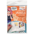 Lot 4 pochoirs manga - Graine créative