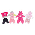 Lot 4 Tenues Bébé Fille 40 Cm