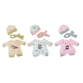 Lot 3 tenues bébé 30 cm