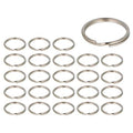 Anneau double argenté diamètre 25 mm - Innspiro
