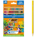 Pot 48 crayons de couleurs Smooth - Bic