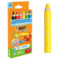Etui 6 crayons de couleurs triangulaires 3 en 1 baby - Bic