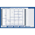 Calendrier planning scolaire effaçable à sec 60 x 99cm 26-27 - Bouchut