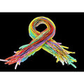 Sachet de 200 brins 80cm fils scoubidou 10 couleurs assortis